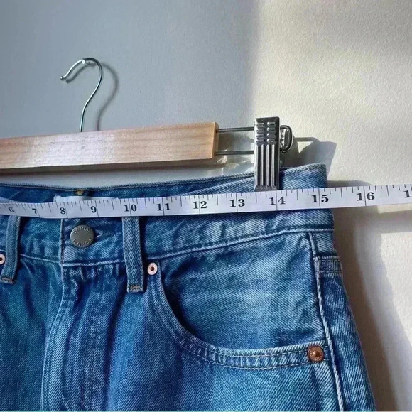 90s Vintage Aritzia Denim Forum Maxi Jean Skirt, Size 28 - Picture 4 of 12
